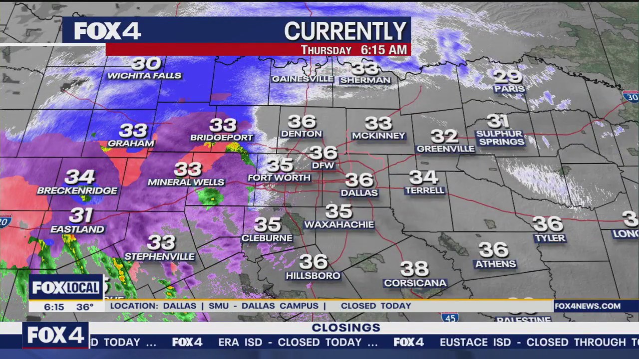 Dallas Weather & Traffic: Jan. 9, 2025 6 a.m. update