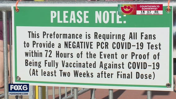 Summerfest opens Thursday: COVID entry rule reminders