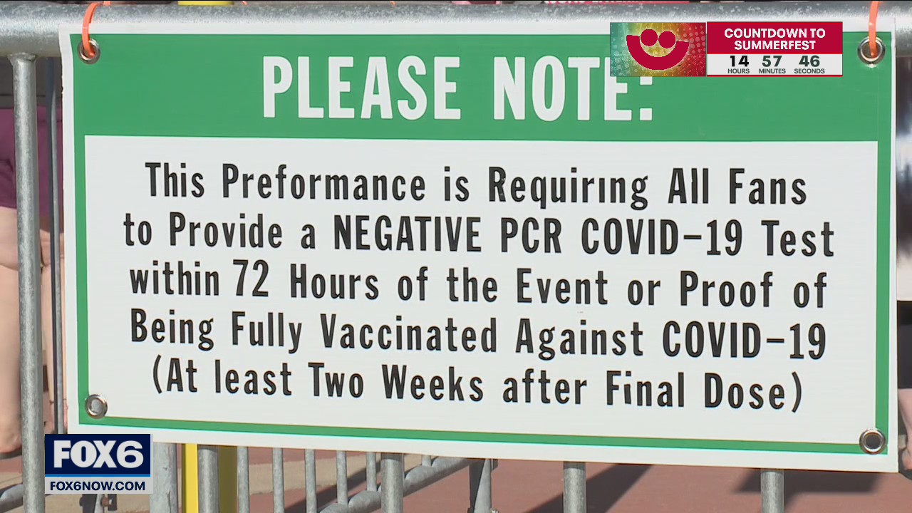 Summerfest opens Thursday: COVID entry rule reminders