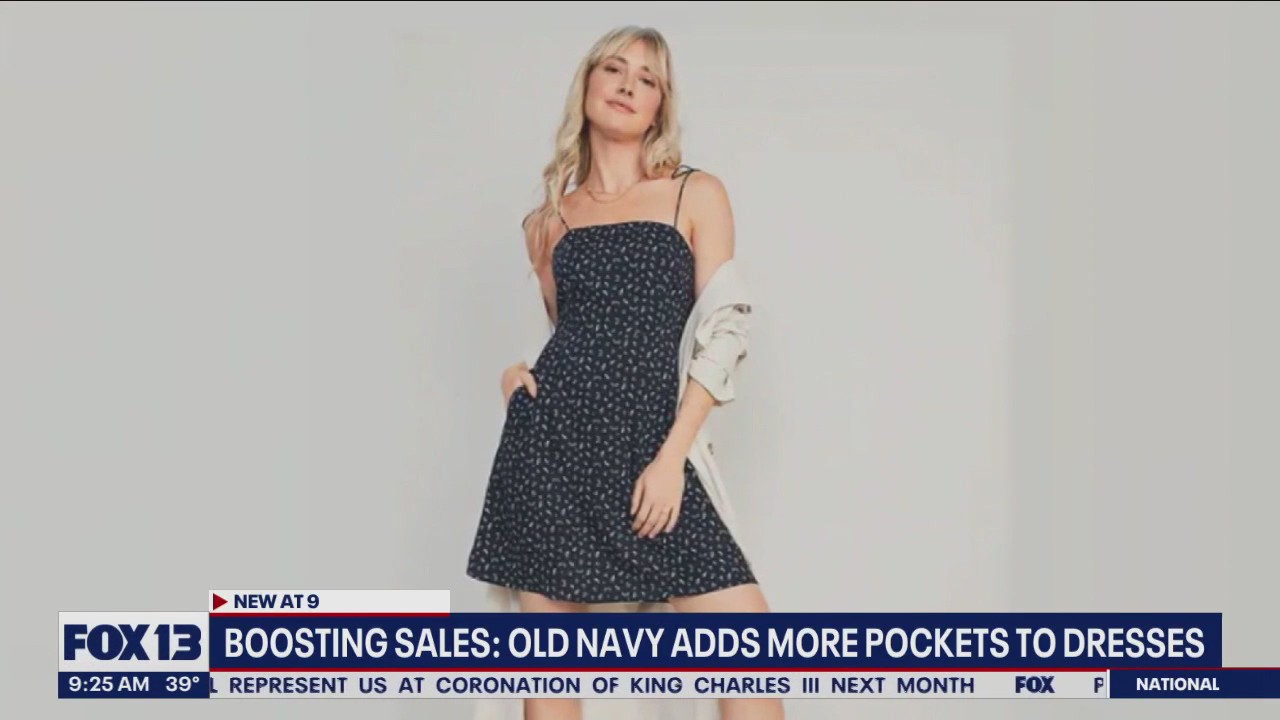 Boosting sales: Old Navy adds more pockets to dresses
