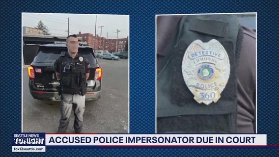 Man accused of impersonating Edmonds, WA officer due in court