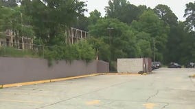 Barricade over at Clayton County motel