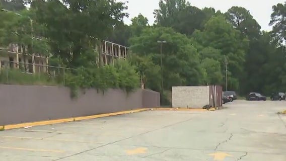 Barricade over at Clayton County motel
