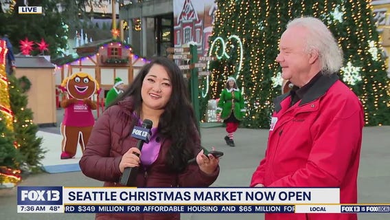 Christmas market opens in Seattle Center