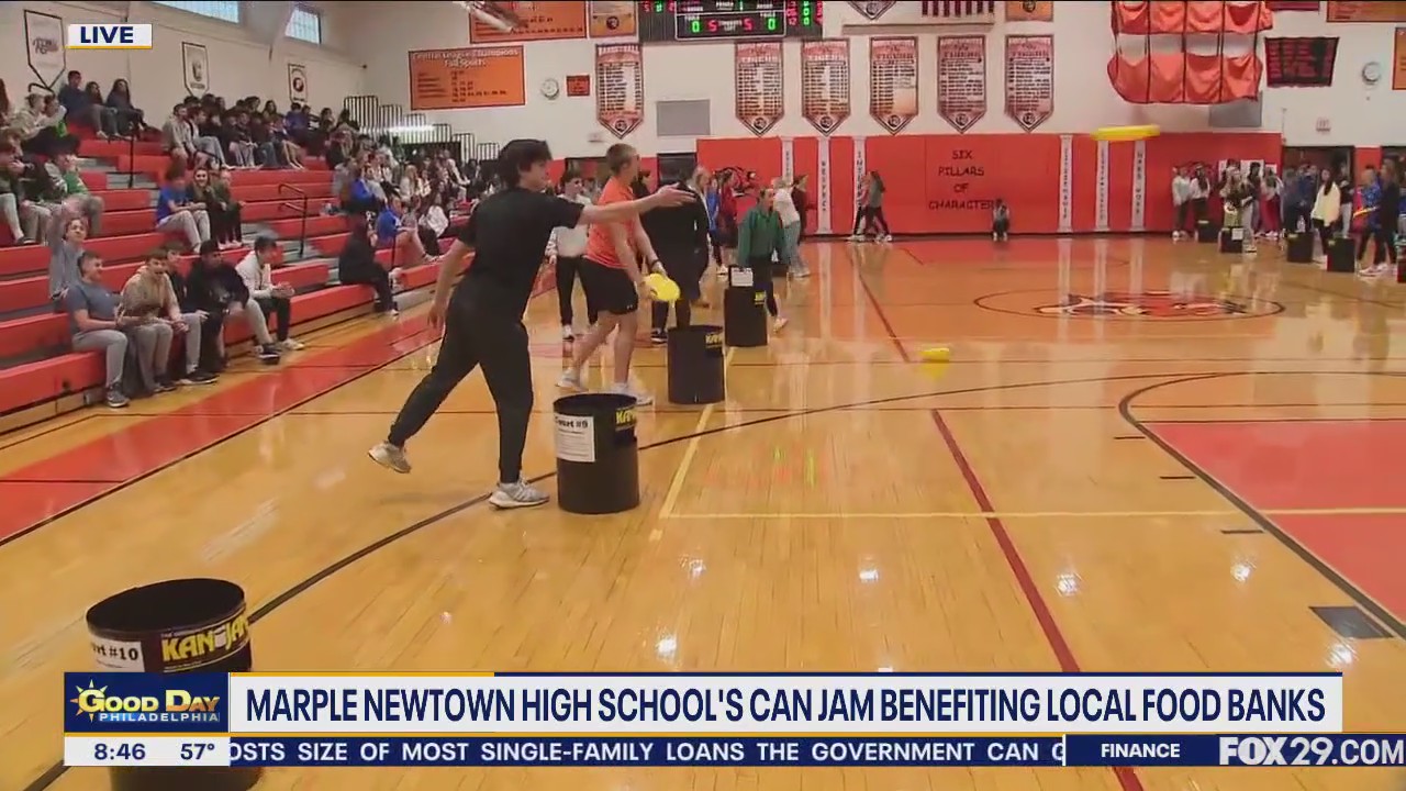 Marple Newtown High School's 'Can Jam' benefits local food banks | FOX ...