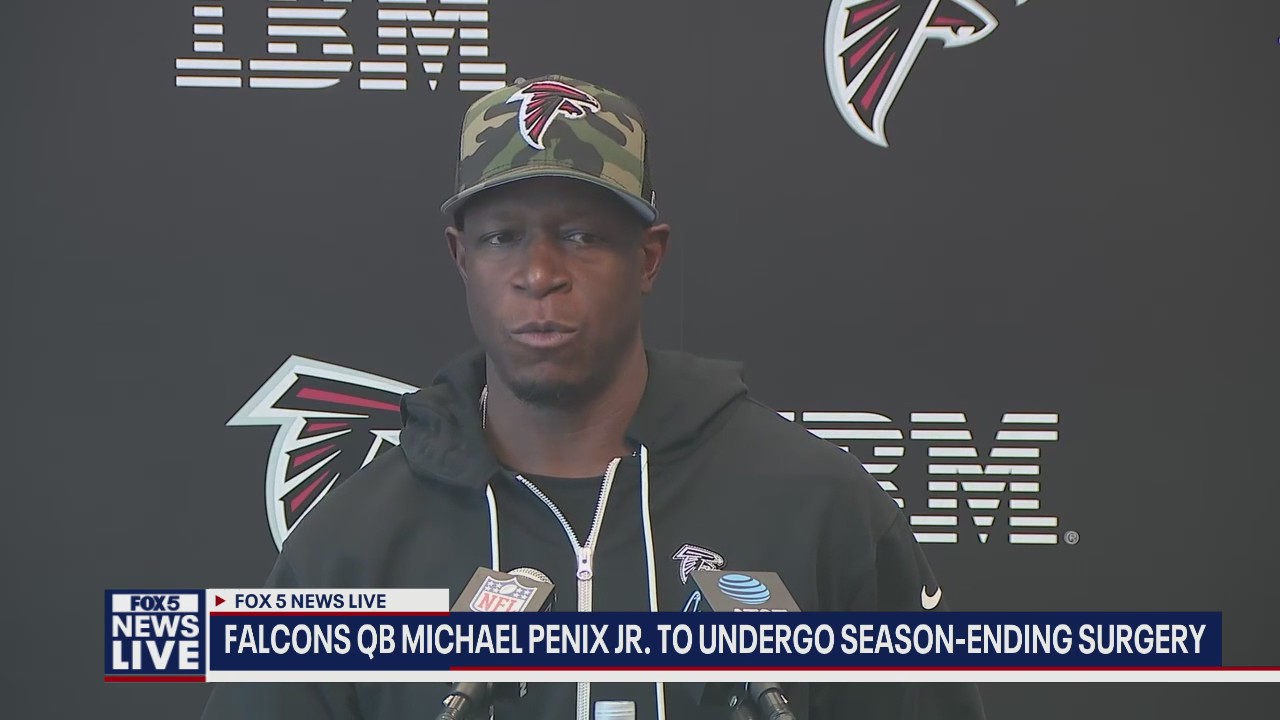 Falcons QB Michael Penix Jr. out for the season