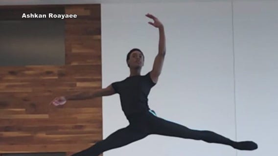 Ballet dancer helping students follow dreams