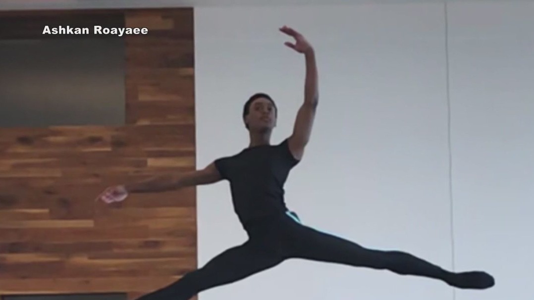 Ballet dancer helping students follow dreams