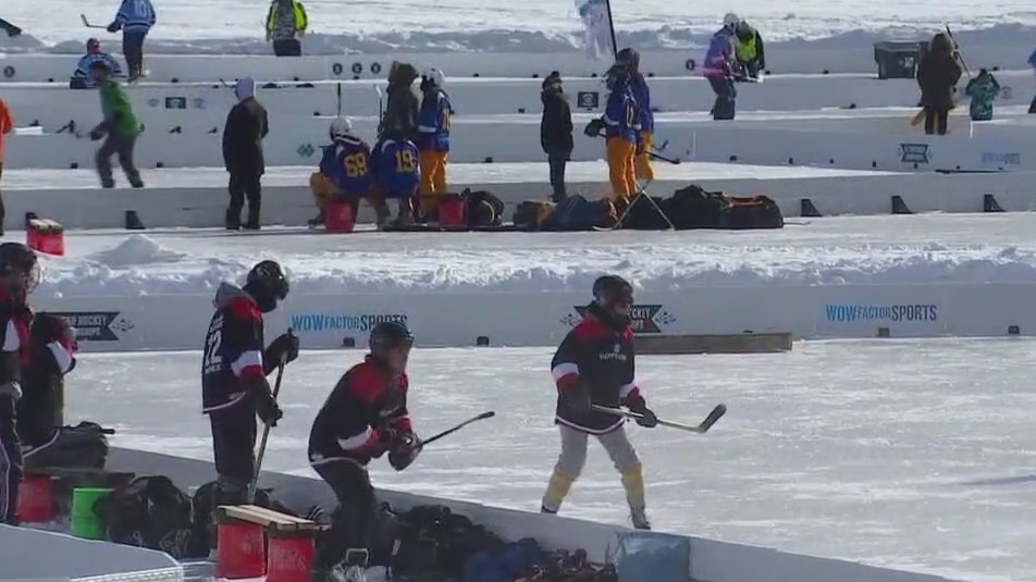 US Pond Hockey Championships ice check