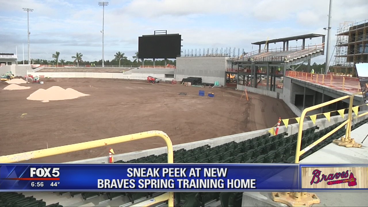 Braves new spring training facility