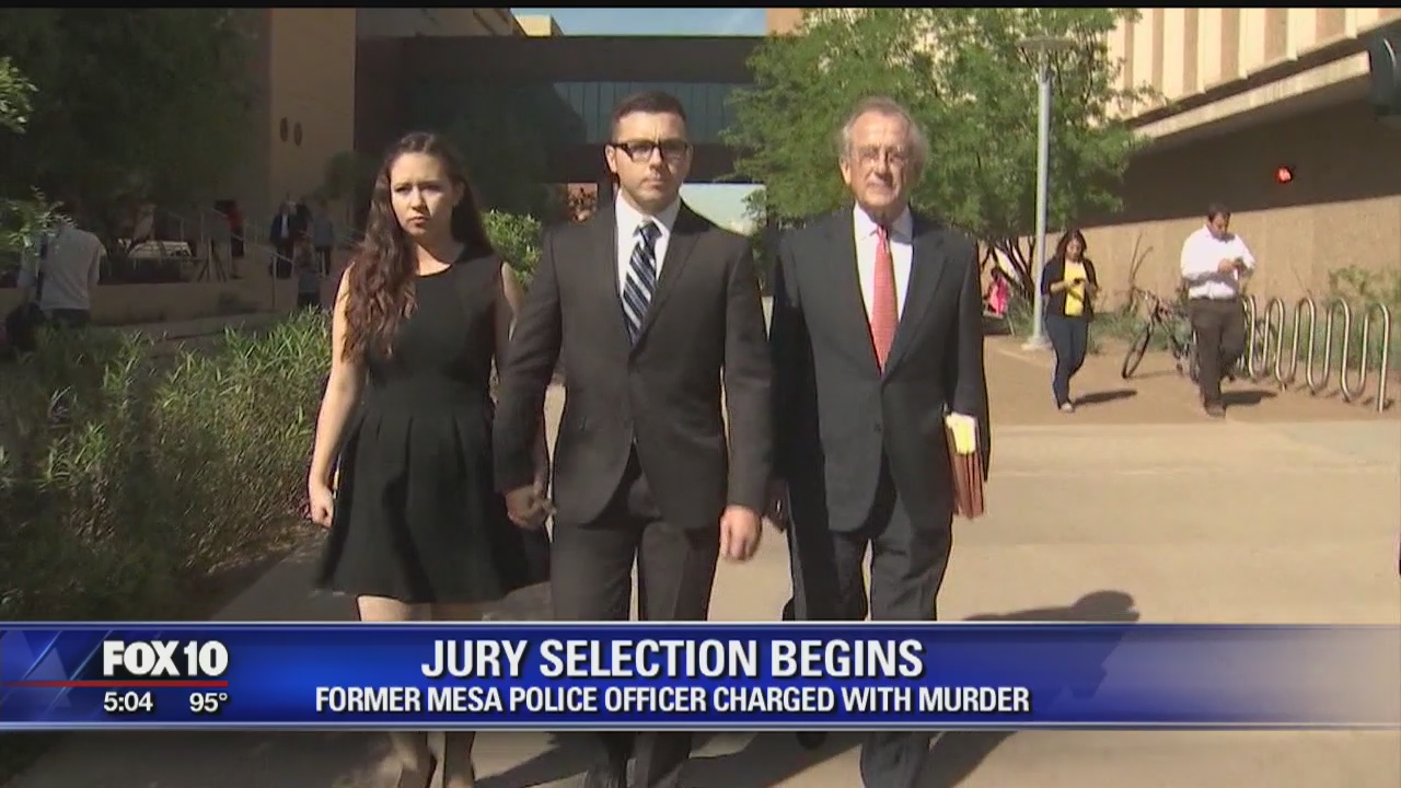 Jury selection underway for former Mesa Police officer accused of second degree murder