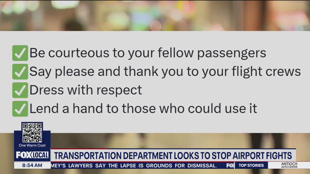 U.S. Transportation Department looks to stop airport fights