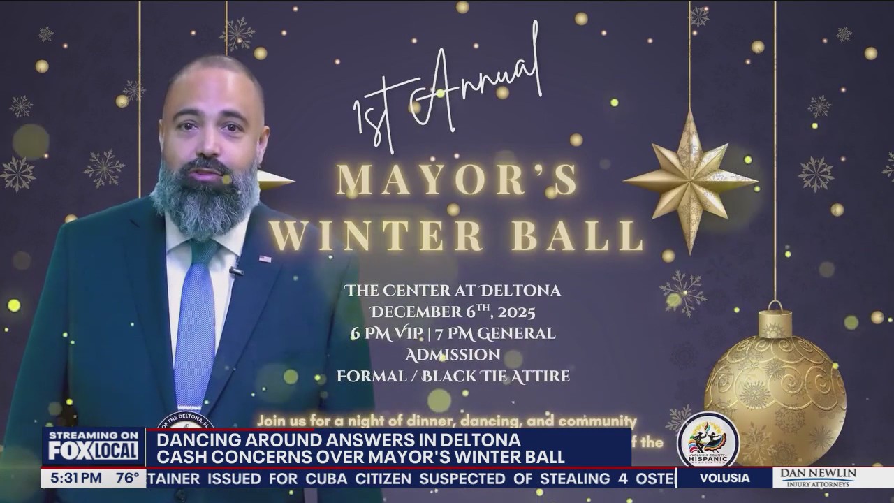 Where is the money from Deltona Mayor's Winter Ball going?