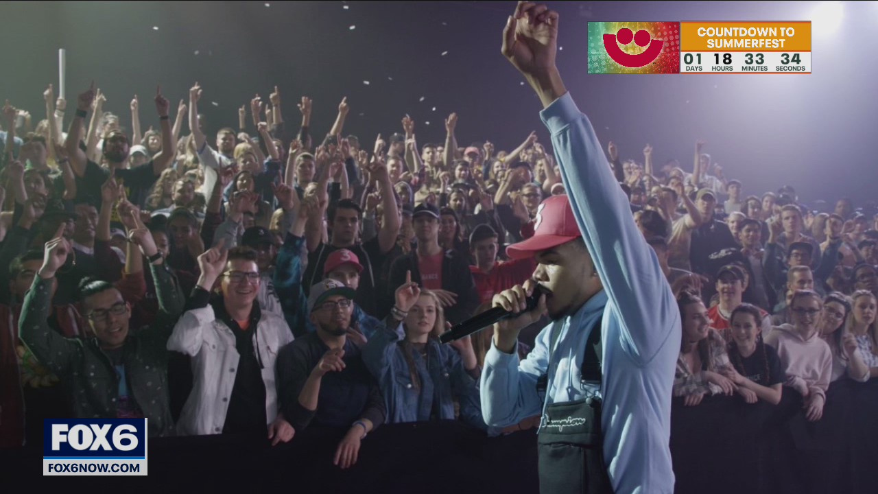 Chance the Rapper at Summerfest, familiar with Milwaukee