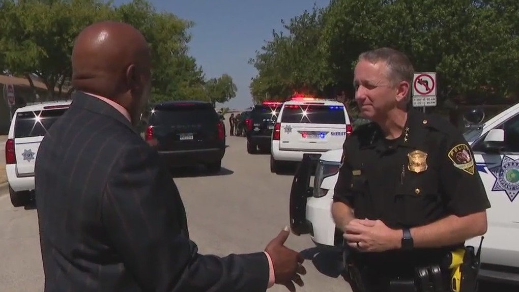 Shootout suspect arrested in front of Trackdown crew | FOX 4 Dallas ...