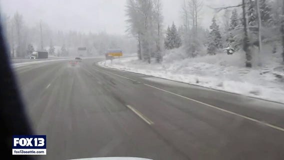 Snow returns to Snoqualmie Pass
