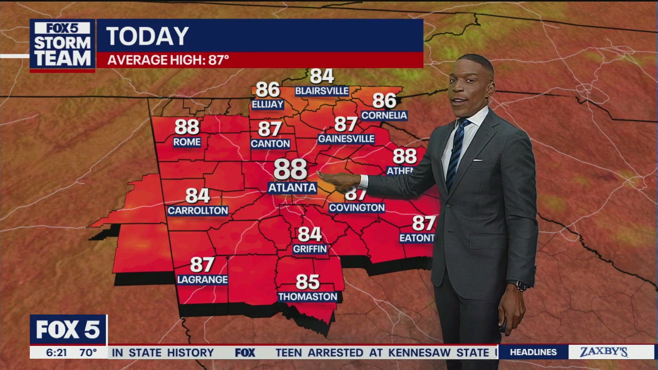 Wednesday morning weather forecast