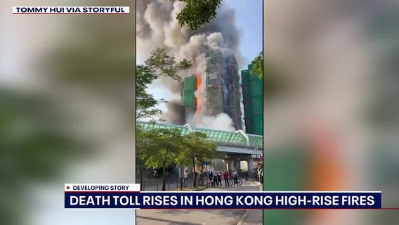 13 killed, more than a dozen injured in Hong Kong high-rise apartment buildings fire