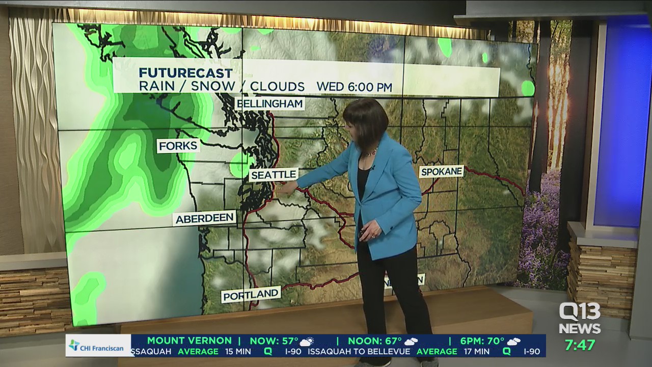 MJ's Wednesday weather forecast