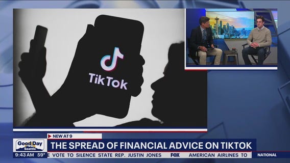 The spread of financial advice on TikTok