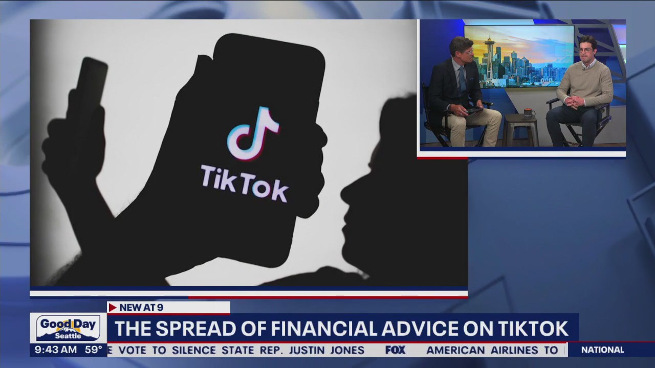 The spread of financial advice on TikTok