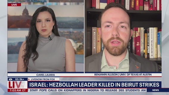 Israel: Hezbollah leader killed in Beirut strikes