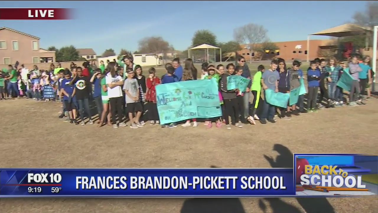 Back to school: Frances Brandon-Pickett Elementary School