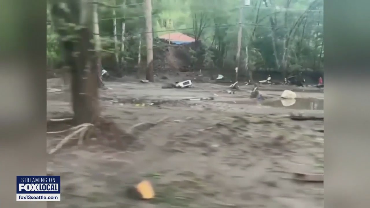 Flash floods in western Washington
