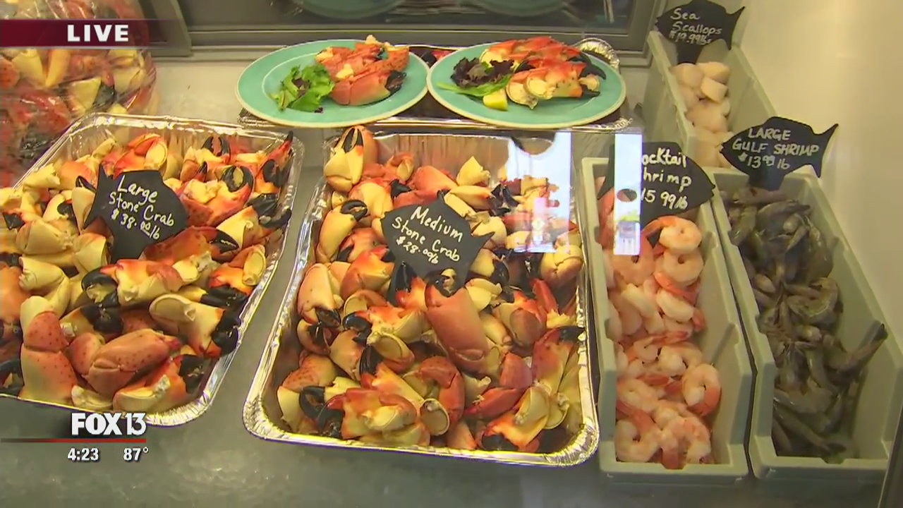 Stone crabs are back on the menu