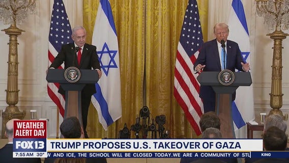 President Trump proposes US takeover of Gaza
