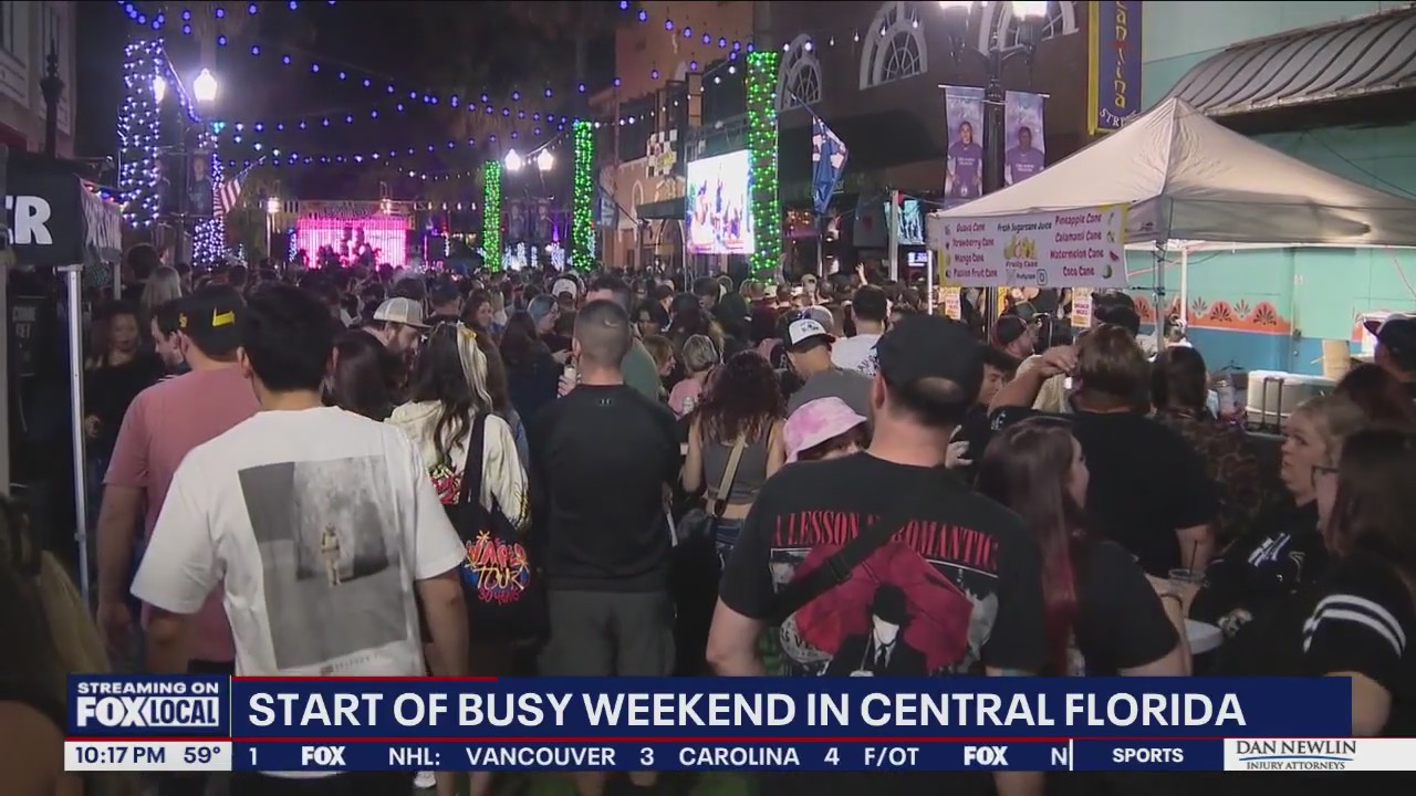 Downtown Orlando bustles ahead of Warped Tour, holiday festivities