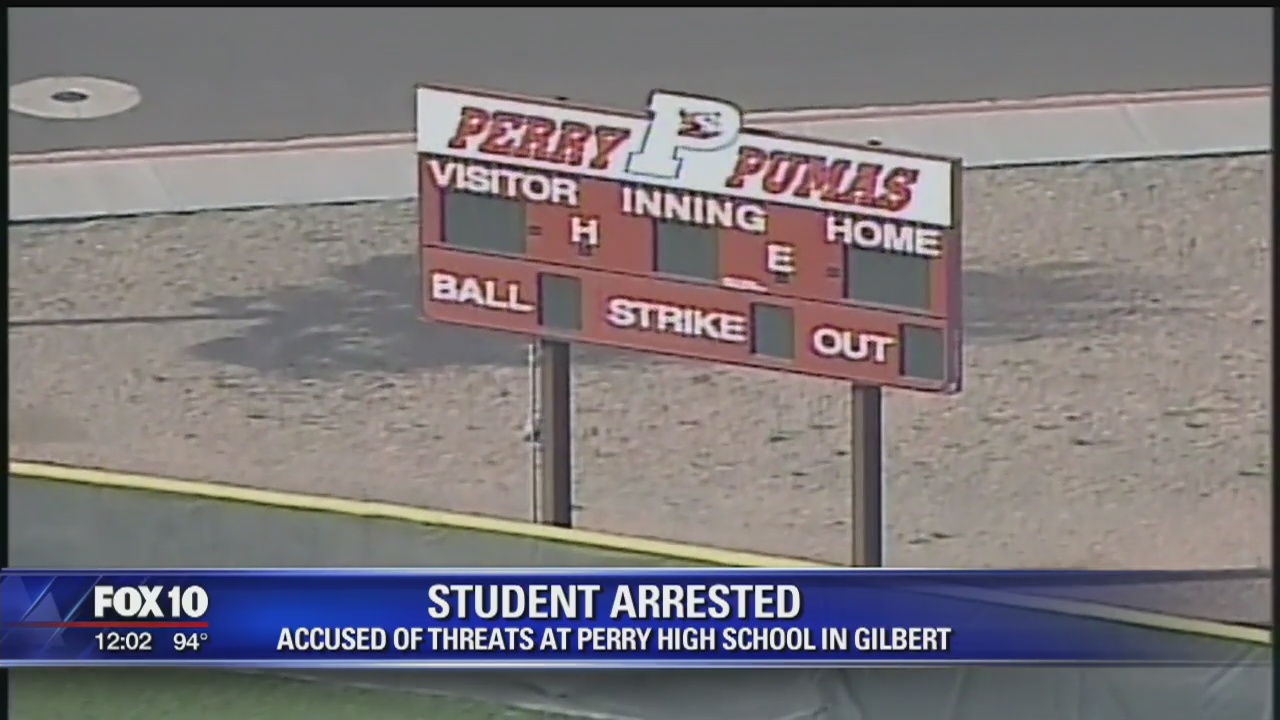 Student arrested for allegedly threatening Perry High School