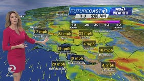 Thursday's forecast: Cooler, windy