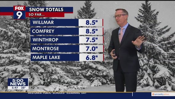 Snow calms before round two