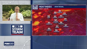Friday midday weather forecast