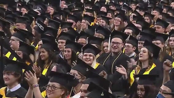 Willem Dafoe, Dwyane Wade at UWM, Marquette graduation ceremonies