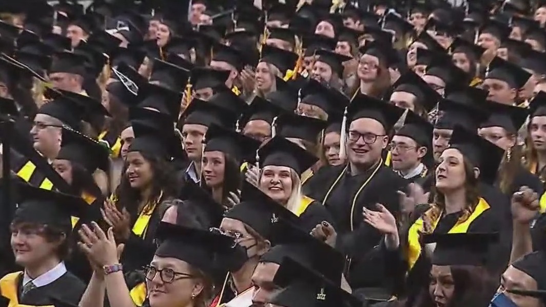 Willem Dafoe, Dwyane Wade at UWM, Marquette graduation ceremonies