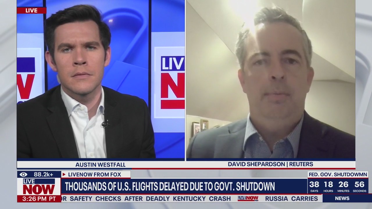 Thousands of U.S. flights delayed due to shutdown