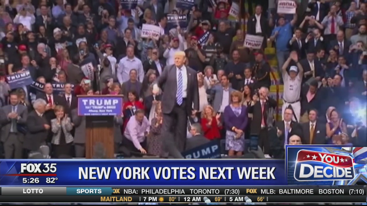 Ryan on presidential bid as New York preps to vote