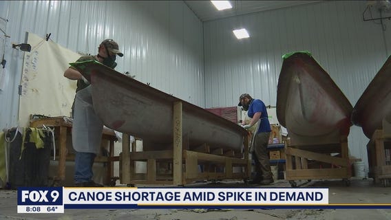 Minnesota canoe makers struggling to keep up with demand