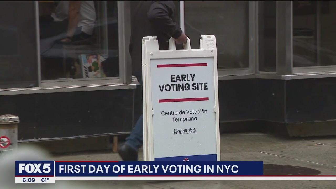 First day of early voting in NYC