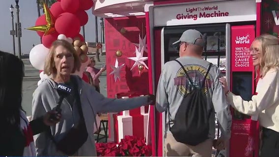 Giving machine helps families in need