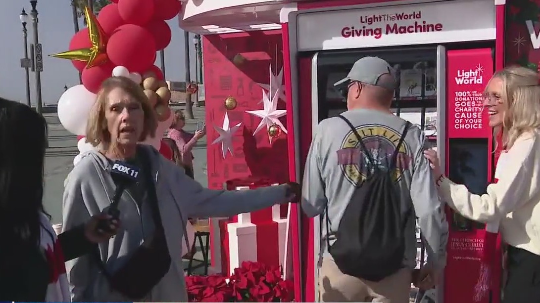 Giving machine helps families in need