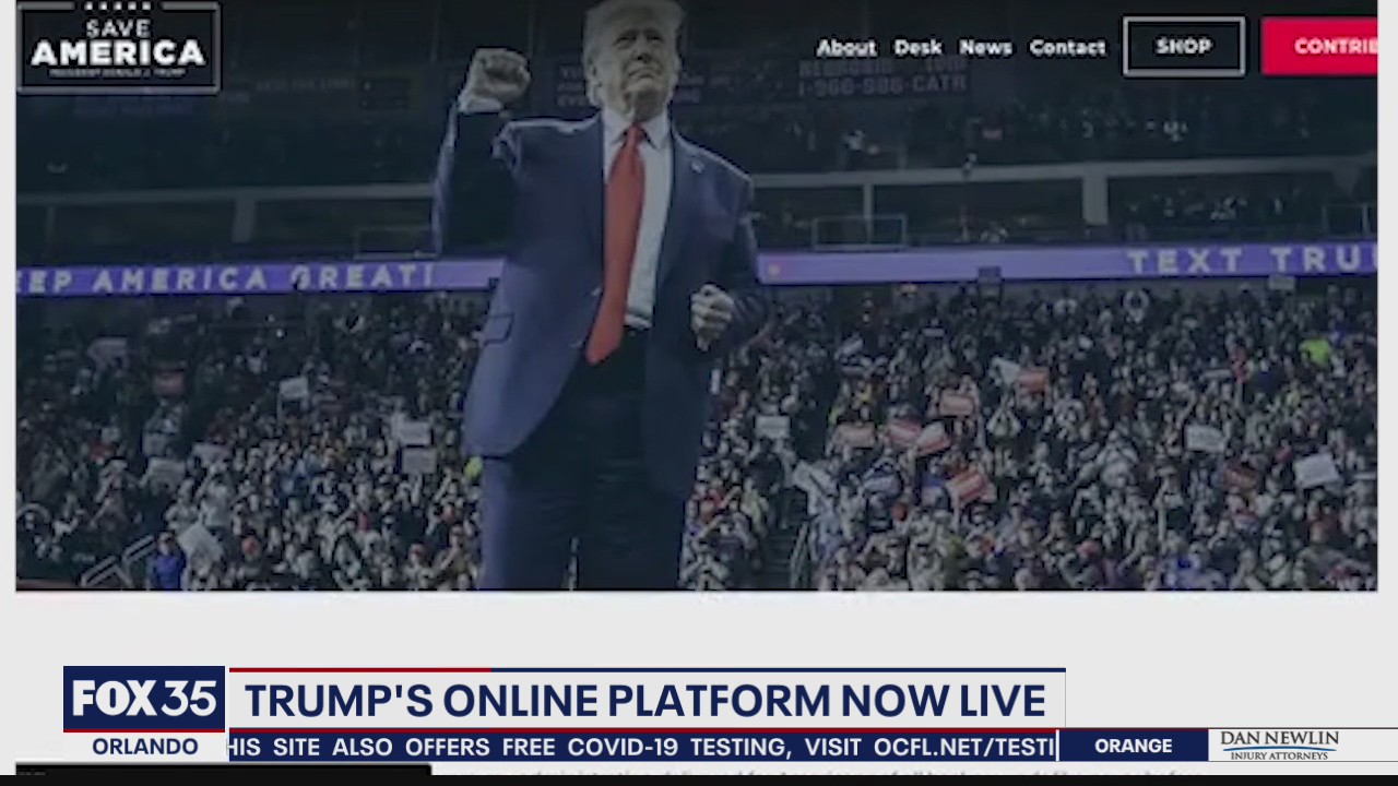 Trump's online platform now live