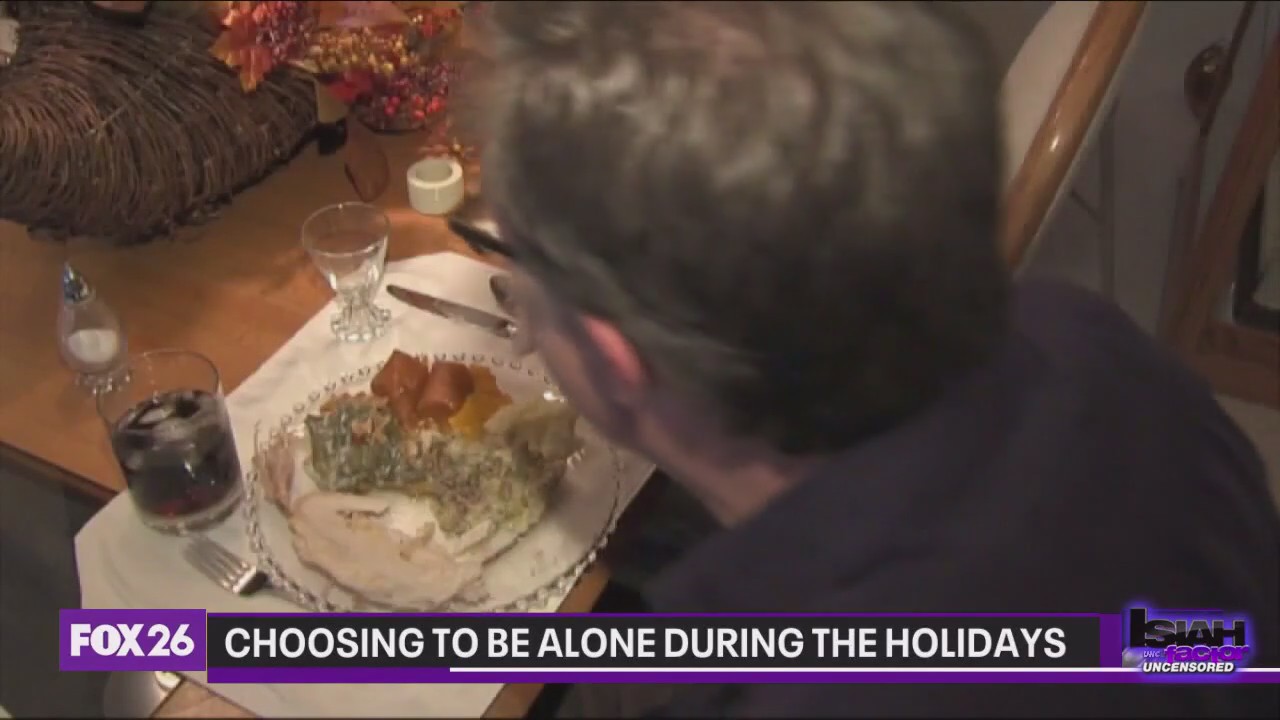 Being alone  during the holidays
