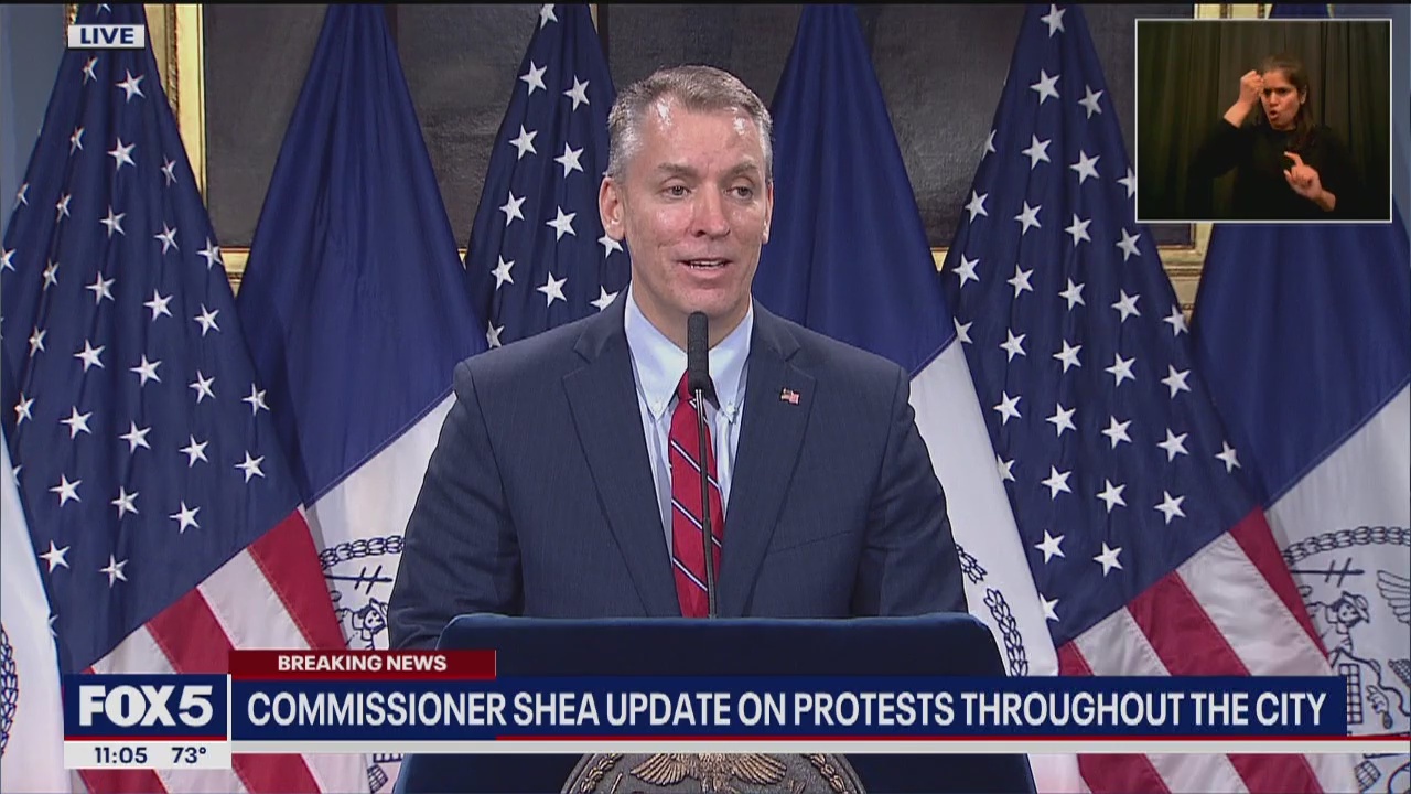De Blasio, Shea address violent George Floyd protests in NYC