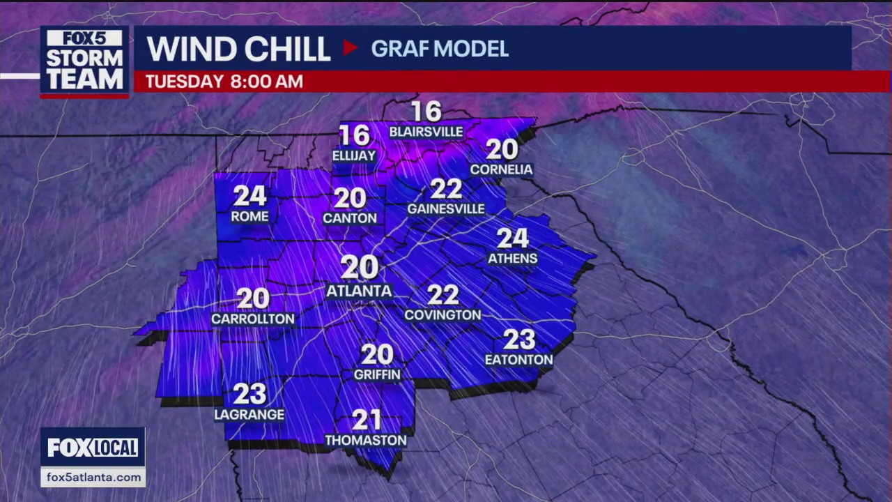Monday midday weather forecast