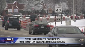 Sterling Heights considering one-time tax increase to fix roads