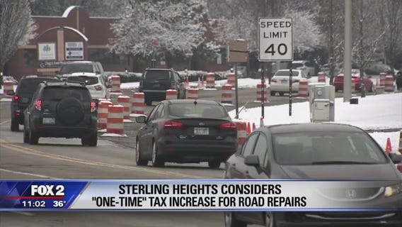 Sterling Heights considering one-time tax increase to fix roads