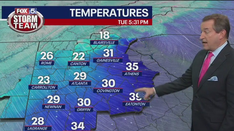 Tuesday evening forecast | FOX 5 Atlanta